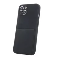 Etui i futerały do telefonów - Xiaomi Nakładka Card Cover do Xiaomi Redmi 9A / 9AT / 9i czarna - miniaturka - grafika 1