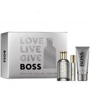 Zestawy perfum męskich - HUGO BOSS Boss Bottled zestaw Edp 100 ml + Edp 10 ml + Żel pod prysznic 100 ml dla mężczyzn - miniaturka - grafika 1