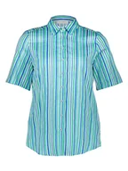 Bluzki damskie - Eterna Koszula - Regular fit - w kolorze niebiesko-turkusowym - miniaturka - grafika 1