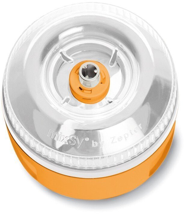 MixSy Młynek / Procesor do blendera ręcznego mixSy w kolorze pomarańczowo-białym.