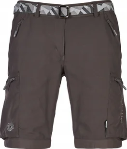 Hi-Tec Spodenki ferlo lady-dark grey-s - Spodnie narciarskie - miniaturka - grafika 1