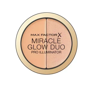 MaxFactor Max Factor - MIRACLE GLOW DUO - PRO ILLUMINATOR - Kremowy rozświetlacz i korektor  - 20 MEDIUM MAXKIKO-IKO - Pozostałe kosmetyki do pielęgnacji twarzy - miniaturka - grafika 1
