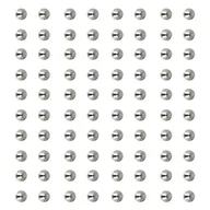 Dekoratorstwo - 80 srebrnych koralików samoprzylepnych - miniaturka - grafika 1