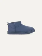 Botki damskie - UGG Skórzane botki "Classic Ultra Mini" w kolorze niebieskim - miniaturka - grafika 1