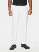 Spodnie męskie - BOSS Spodnie materiałowe C-Genius 50534612 Biały Slim Fit - miniaturka - grafika 1
