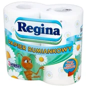 Papier toaletowy - Delitissue Papier toaletowy Regina Rumiankowy 3 warstwy (4 rolki) - miniaturka - grafika 1