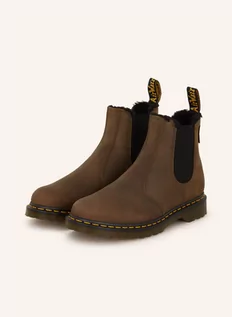 Botki damskie - Dr. Martens Botki Chelsea 2976 braun - grafika 1