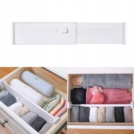 Meble modułowe i akcesoria - Regulowana przegroda do szuflady biała (Legret) - miniaturka - grafika 1