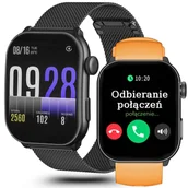 Smartwatch - Gravity GT28-2 BK/BK/OG - miniaturka - grafika 1