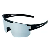 Okulary sportowe - Sunspark Sportowe Okulary Przeciwsłoneczne Black/Silver Mirror - miniaturka - grafika 1