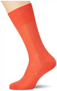 FALKE No. 10 Czysta Bawełna Przędza Szkocji Cienkie Jednolite Skarpety, Czerwone (Pomarańczowy 8655), 39-40 Męskie, Czerwony (Pomarańczowy 8655), 39/40 EU - Skarpetki damskie - miniaturka - grafika 1