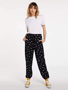 Spodnie damskie - Volcom Damskie spodnie Coco Jogger Pant czarny czarny Kombi XL B1232005 - grafika 1