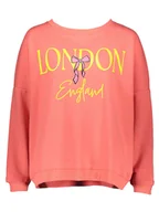 Bluzy damskie - miss goodlife Bluza "London" w kolorze koralowym - miniaturka - grafika 1