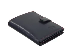PERFEKT PLUS P/4 A RFID SECURE granatowy, portfel męski - Perfekt Plus - Portfele - miniaturka - grafika 1