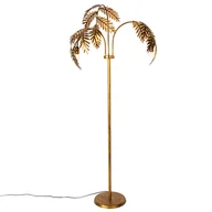 Lampy stojące - QAZQA Lampa podłogowa vintage antyczne złoto 3-punktowa duża - Botanica - miniaturka - grafika 1