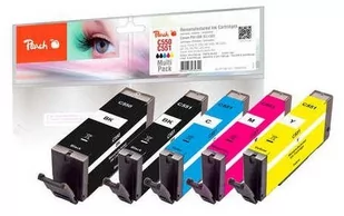 Peach Zestaw tuszy PEACH PI100-327, 13/8.5 ml - Tusze zamienniki - miniaturka - grafika 1
