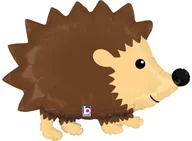 Balony i akcesoria - Balon Foliowy -Hedgehog Jeż brązowy 76 cm - miniaturka - grafika 1