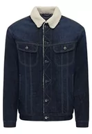 Kurtki męskie - Lee Kurtka męska Sherpa Denim, Deep Kansas, S - miniaturka - grafika 1