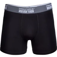 Majtki męskie - Bokserki Męskie Majtki Bawełniane Elastyczne Dopasowane Tf-2215 Czarne S - miniaturka - grafika 1