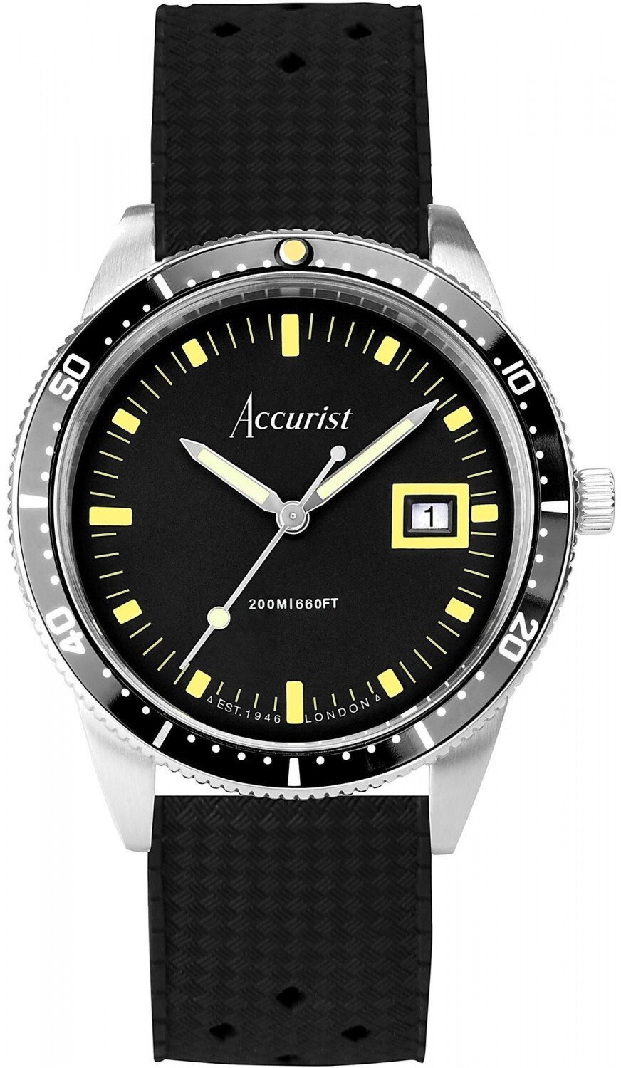 Zegarek Orient Zegarek męski Accurist 72001X czarny