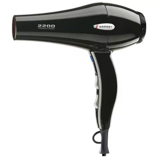 Gamma Piu MegaCosmo Tormalionic 2000 Suszarka do włosów z jonizacją, czarna 2200W - Suszarki fryzjerskie - miniaturka - grafika 1
