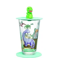 Noże kuchenne - Zestaw 3cz do picia dla dzieci dinozaur - miniaturka - grafika 1