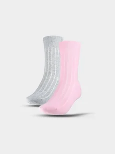 4F Damskie skarpetki casual (2-pack) 4FWSS25USOCF375-92S Wielokolorowy Roz. 35-38 - Skarpetki damskie - miniaturka - grafika 1