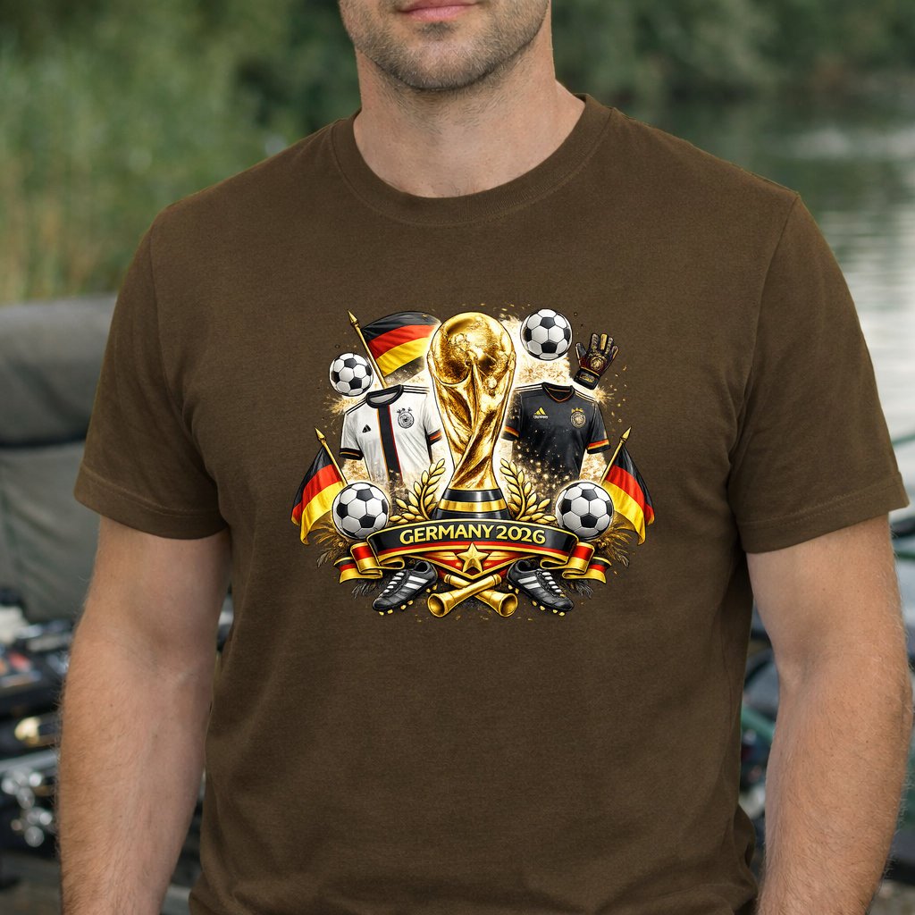 Koszulka WORLD CUP 2026 NIEMCY GERMANY kolor brązowy rozmiar S