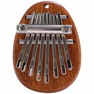 MINI DREWNIANY 8-TONOWY FORTEPIAN KALIMBA PIANINO KCIUK PRZENOŚNY PREZENT - Instrumenty muzyczne dla dzieci - miniaturka - grafika 1