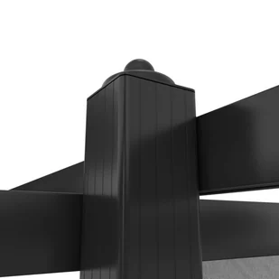 Altana ogrodowa ze zwijanym dachem, 4x3 m, kremowa - Pawilony ogrodowe - miniaturka - grafika 7
