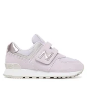 Buty dla dziewczynek - Sneakersy New Balance P5742EV Fioletowy - miniaturka - grafika 1