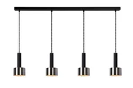 Lampy sufitowe - Lucide TEUN Czarna 4xE27 Lampa wisząca 45471/04/30 45471/04/30 - miniaturka - grafika 1