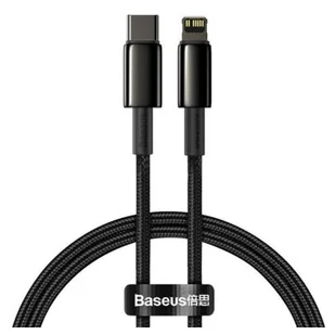 BASEUS BASEUS DATA PD20W KABEL USB-C DO LIGHTNING 2M CZARNY 17060 - Kable komputerowe i do monitorów - miniaturka - grafika 9