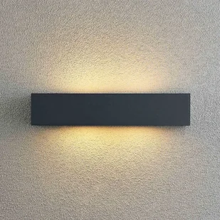 Arcchio Miraz kinkiet zewnętrzny, E27, ciemnoszary - Lampy ogrodowe - miniaturka - grafika 5