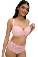 Biustonosze - Biustonosz Alles Whisper usztywniany dla mam karmiących różowy 80E - miniaturka - grafika 1