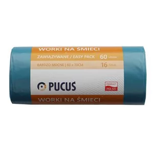 Worek Eska Lux LDPE 60 l A 16 Pucuś - Worki na śmieci - miniaturka - grafika 1