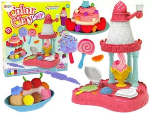 Zestaw Ciastolina Akcesoria Lody 6 Kolorów - Masy plastyczne - miniaturka - grafika 1