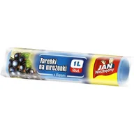 Folia, papier śniadaniowy, serwetki - Jan Niezbędny Sarantis Torebki na mrożonki 1L 60 szt 8571006525 - miniaturka - grafika 1