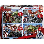 Puzzle - Educa 50-80-100-150 EL. Avengers GXP-512417 - miniaturka - grafika 1