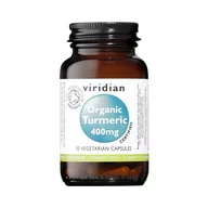 Układ pokarmowy - Viridian Organic Turmeric Viridian kurkuma 400mg (30 kaps) 5060003599654 - miniaturka - grafika 1