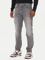 Spodnie męskie - Armani Exchange Jeansy XM000049 AF18812 M8088 Szary Slim Fit - miniaturka - grafika 1