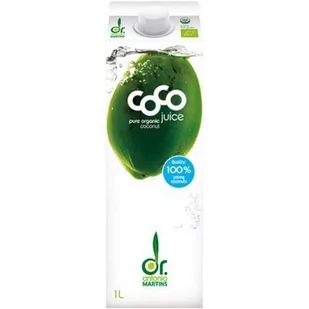 Dr. Martins COCO (AQUA VERDE) (wody kokosowe) WODA KOKOSOWA NATURALNA BIO 1 L - Zdrowa żywność - miniaturka - grafika 1