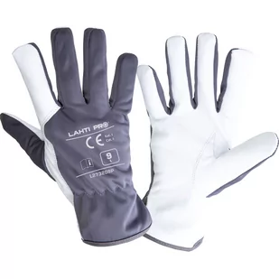 Rękawice Ze Skóry Koz. Szare L - Fartuchy i rękawice kuchenne - miniaturka - grafika 1