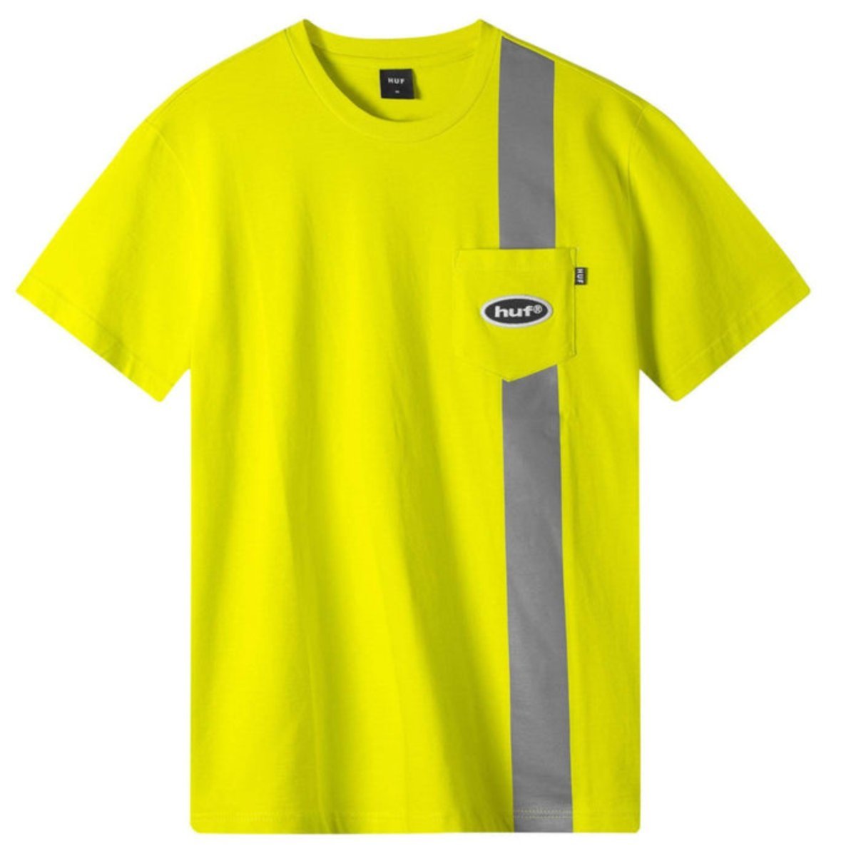 Koszulka męska Huff Safety S/s pocket t-shirt seledynowa-L