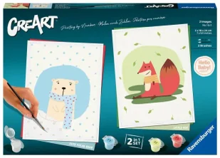 CreArt : Zestaw Miś z Liskiem - Ravensburger - Zabawki kreatywne - miniaturka - grafika 1