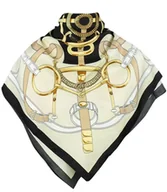 Apaszki i szaliki damskie - Elegancka chusta apaszka delikatna stylowe wzory - miniaturka - grafika 1