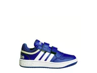 Buty dla dziewczynek - Buty dziecięce adidas Hoops 3.0 Niebieskie IH8013 29 - miniaturka - grafika 1