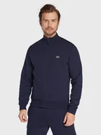 Bluzy męskie - Bluza Lacoste SH9622 Zip Regular Fit granatowa - XXL - miniaturka - grafika 1