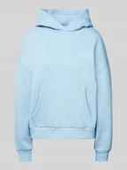 Bluzy damskie - Bluza z kapturem typu oversized - miniaturka - grafika 1