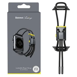 Baseus pasek opaska bransoleta do Apple Watch 42 mm / 44 mm czarny (LBAPWA4-BGY) - Akcesoria do smartwatchy - miniaturka - grafika 9